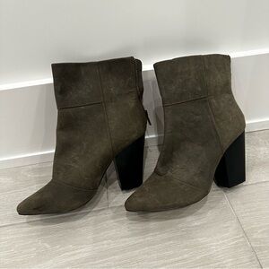Olive suede Kelsie Dagger fall boots